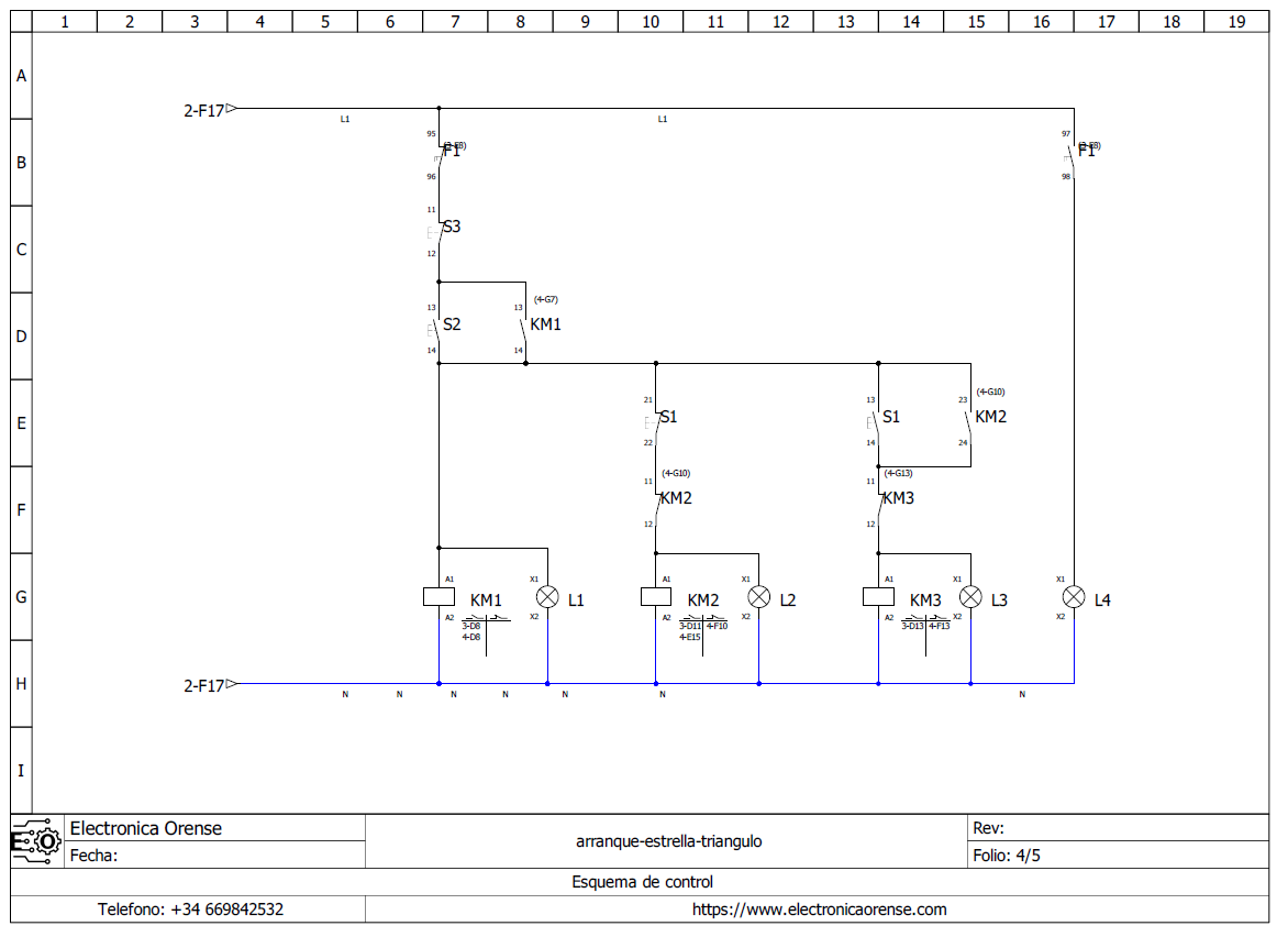Esquema electrico arranque estrella triangulo para motor trifasico