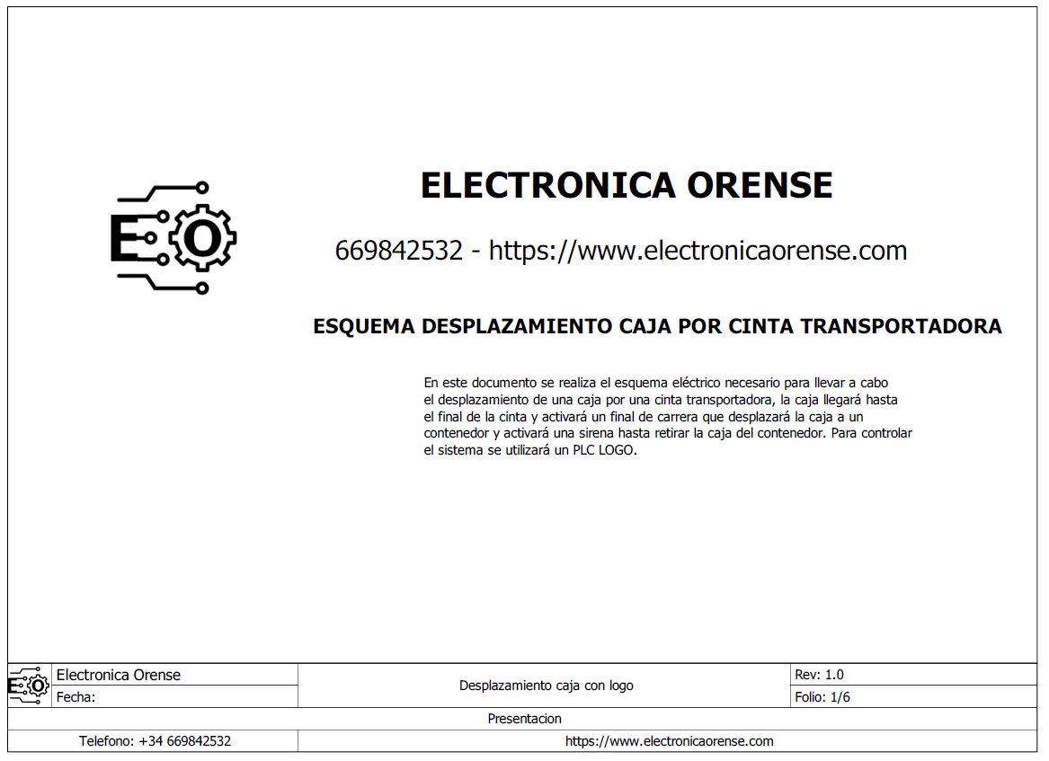 Esquema electrico desplazamiento caja con logo