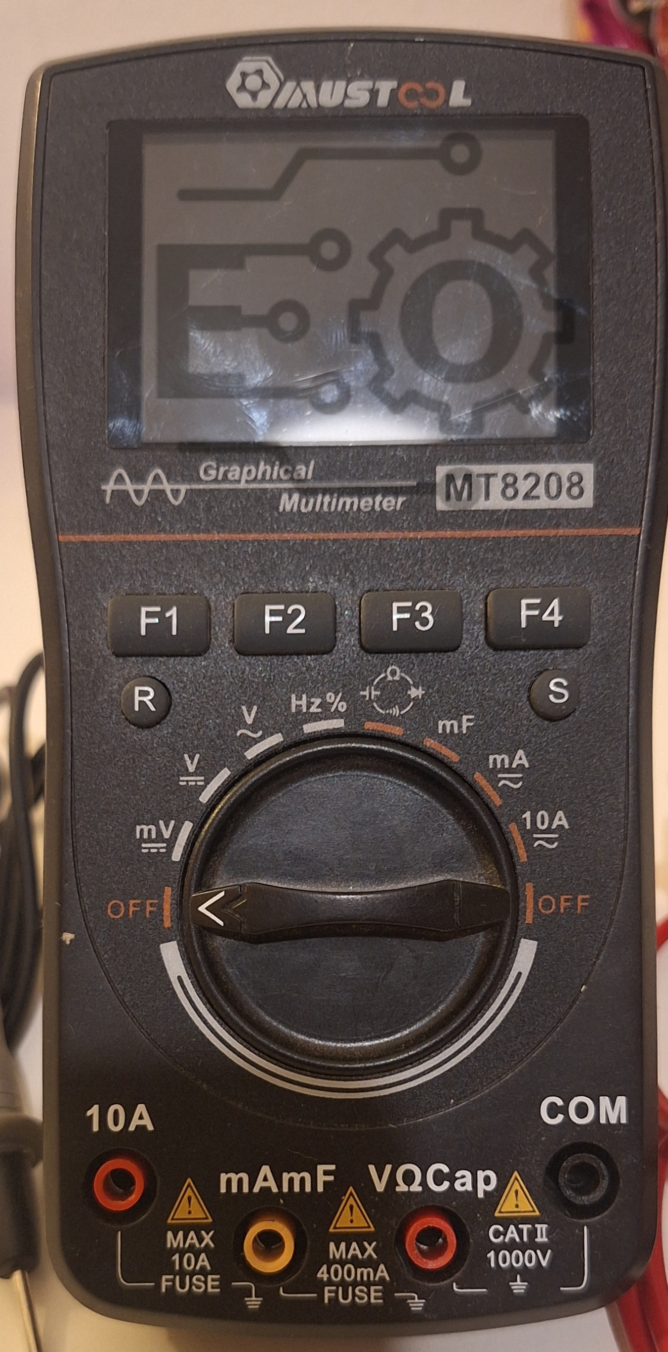 En ELECTRONICA ORENSE utilizamos en nuestro taller el multimetro-osciloscopio MT8208