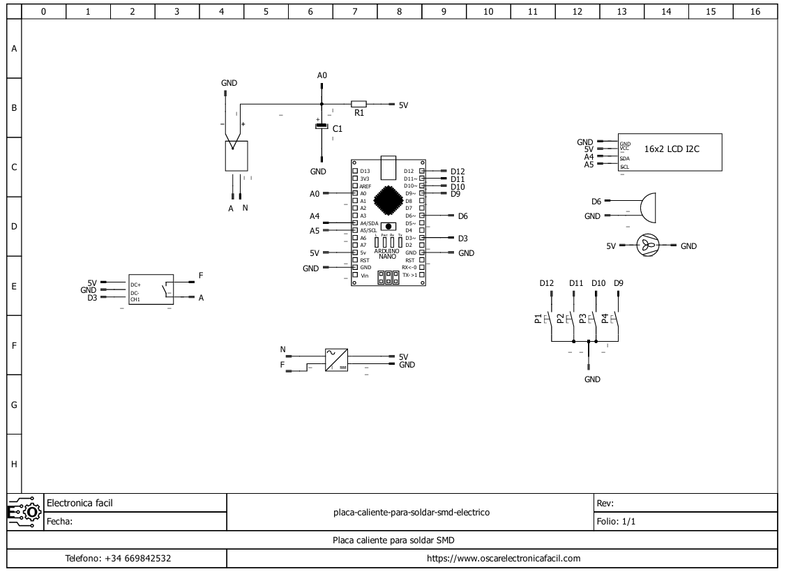 placa caliente para soldar smd electrico